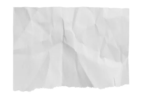 White paper ripped message torn — Stock Photo, Image