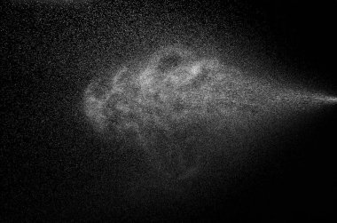 Sprey su damlası buhar havası