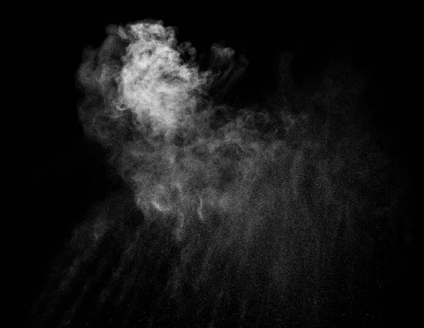 Füst gőz köd levegő háttér alakja fekete — Stock Fotó