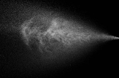 Sprey su damlası buhar havası