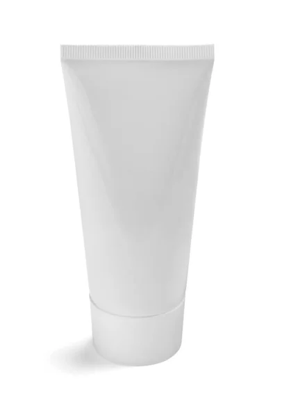 クリーム化粧水美容歯磨き粉白チューブ衛生医療 — ストック写真