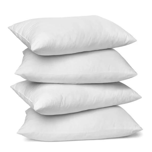 White pillow bedding sleep — Stock Photo, Image