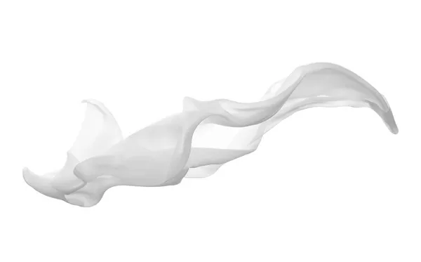 흰 천 섬유 섬유 바람 — 스톡 사진