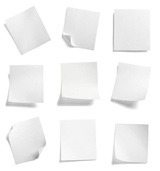 бумажное сообщение напоминание пустой офис бизнес белый пустой тег этикетки страницы