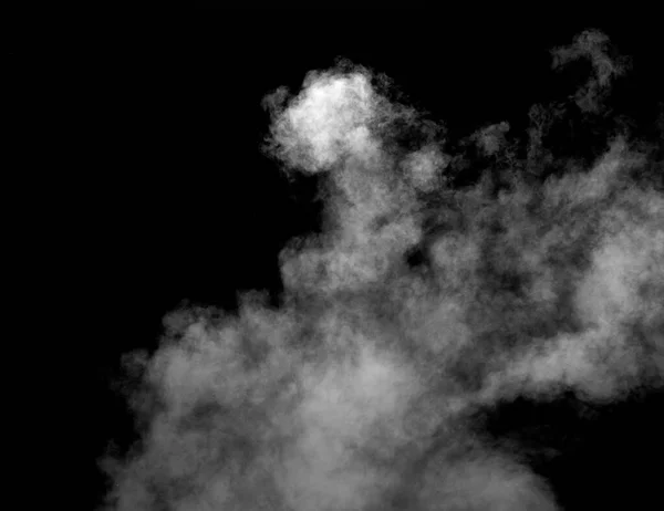 Smoke steam fog air background shape black — Stock Photo, Image