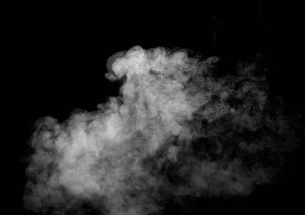 Smoke steam fog air background shape black — Stock Photo, Image