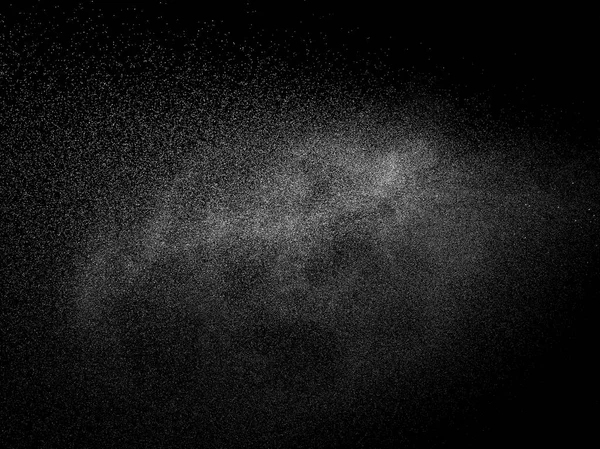Спрей капли воды капли пара туман воздуха влажного тумана жидкой жидкости задний аэрозоль воздуха посыпки — стоковое фото