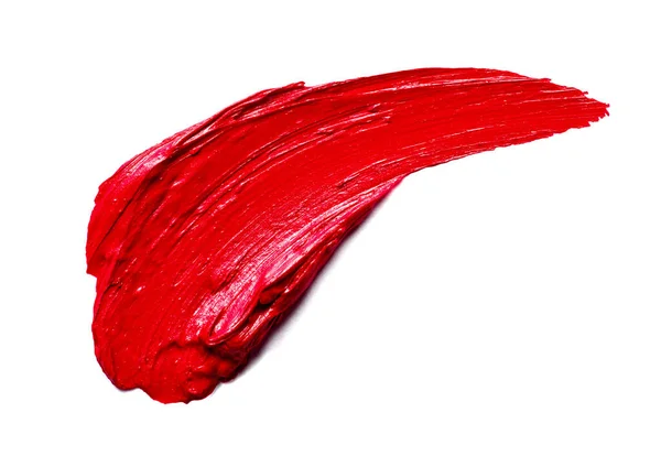 口紅のペイントカラーメイクの美しさサンプル — ストック写真