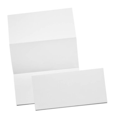 Zarf mektup kartı kağıt şablonu iş