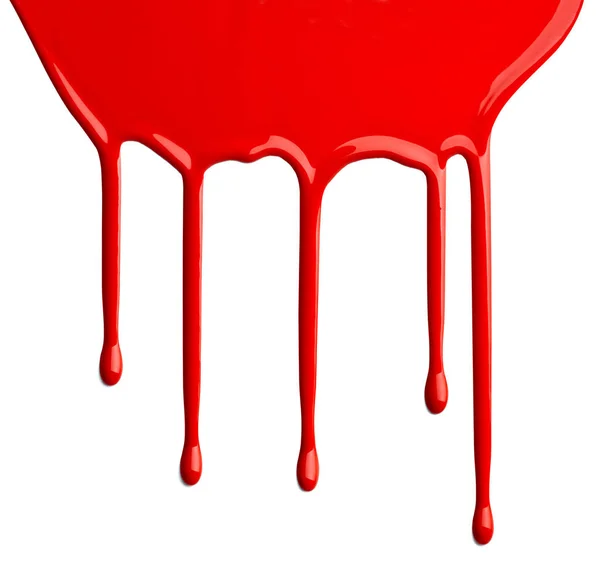 Paint liquid leak drop fluid — Stock Photo, Image