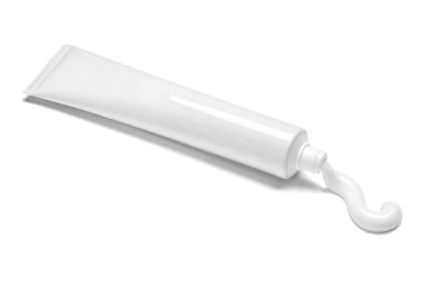 Diş macunu güzellik kremi beyaz tüp hijyen sağlık hizmeti