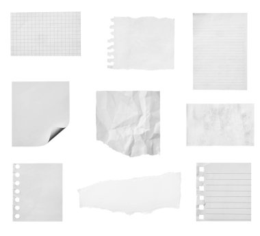 beyaz kağıt yırtılmış ileti