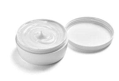 beyaz krem kabı kavanozu güzellik nemlendirici cilt