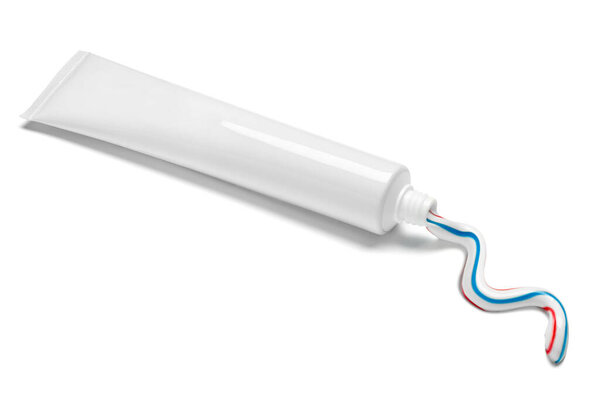 toothpaste white tube hygiene health care