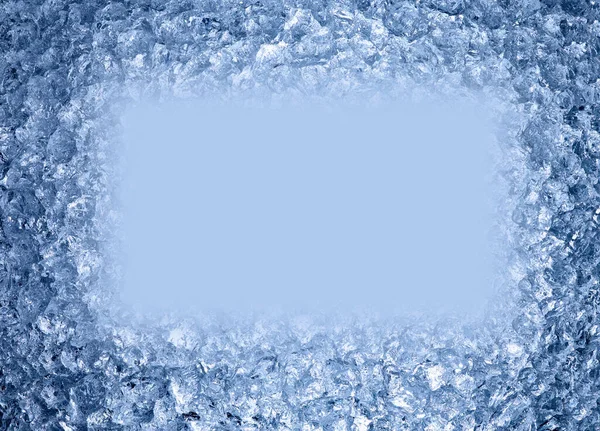 Led kostka pozadí chladné vody zmrazit — Stock fotografie