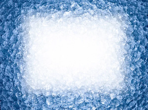 Крижаний куб фон прохолодної води заморожування — стокове фото