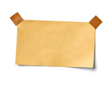 kağıt boş işaret etiketi