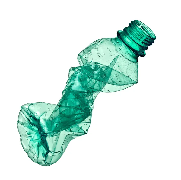 Resíduos de reciclagem de recipiente de água garrafa de plástico — Fotografia de Stock