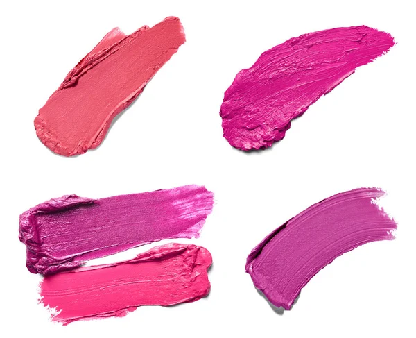 Lápiz labial pintura color maquillaje belleza muestra —  Fotos de Stock