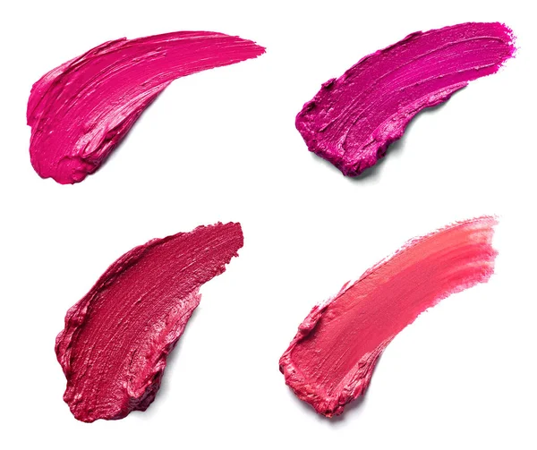 Szminka farba kolor makijaż piękno próbki — Zdjęcie stockowe