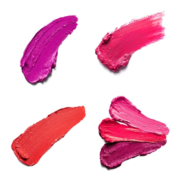 Amostra de beleza de maquiagem de cor de tinta de batom — Fotografia de Stock