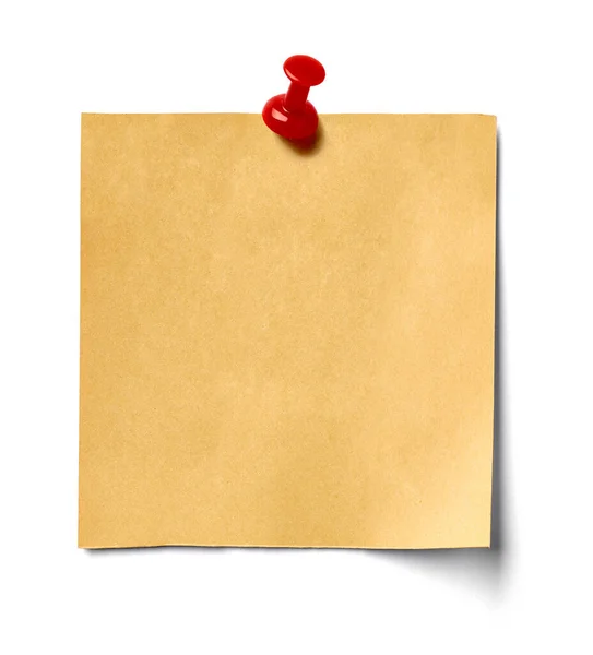 Notatka papier puste etykieta znak — Zdjęcie stockowe