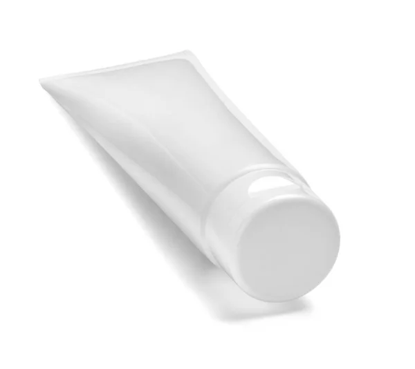 Crema de belleza crema dental tubo blanco higiene cuidado de la salud —  Fotos de Stock