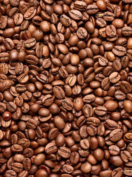 Kaffebönor bruna rostade koffein espresso frön — Stockfoto