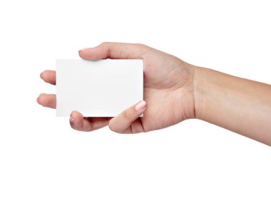 Kağıt kart boş el yazısı.