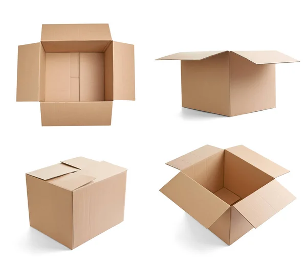 Box package delivery cardboard carton — Stock Photo, Image