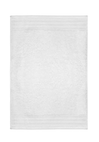 Törölköző pamut fürdőszoba fehér spa ruha textil — Stock Fotó