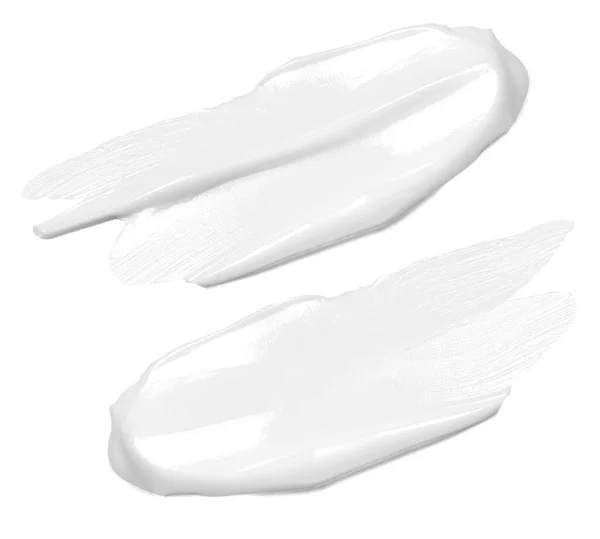 Beyaz krem güzellik losyonu cilt bakımı — Stok fotoğraf