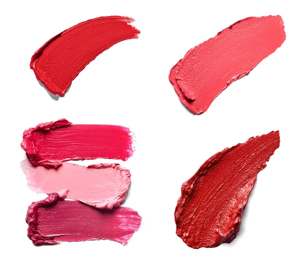 Rouge à lèvres peinture couleur maquillage beauté échantillon — Photo