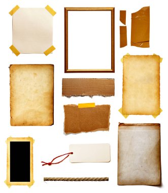 grunge vintage kağıt fiyat etiketi yapıştırıcı bant