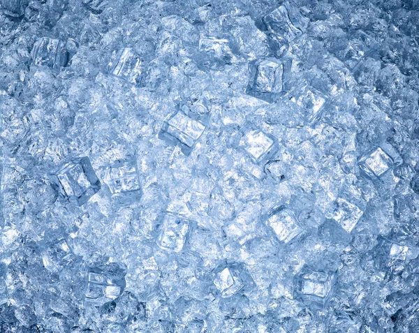 Hielo cubo fondo agua fría congelación — Foto de Stock