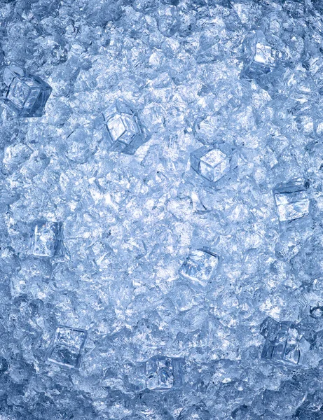 Hielo cubo fondo agua fría congelación — Foto de Stock