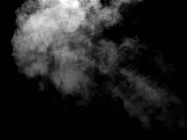 Fumo vapore nebbia aria sfondo forma nero — Foto Stock