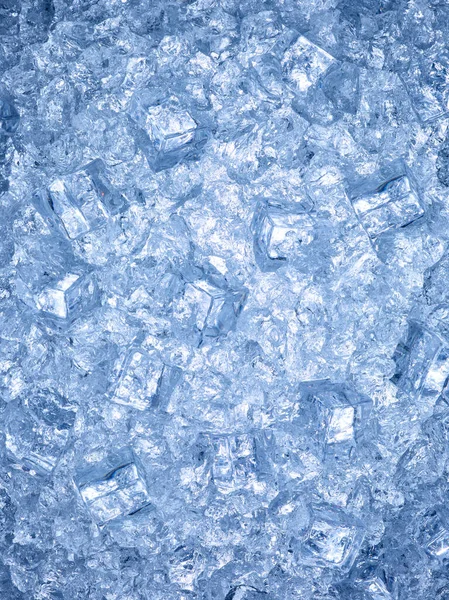 Hielo cubo fondo agua fría congelación — Foto de Stock