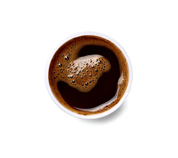 Kahve fincanı espresso, kahve fincanı kapuçino. — Stok fotoğraf