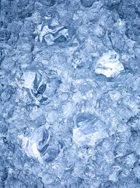 Hielo cubo fondo agua fría congelación — Foto de Stock