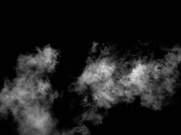 Smoke steam fog air background shape black — Stock Photo, Image