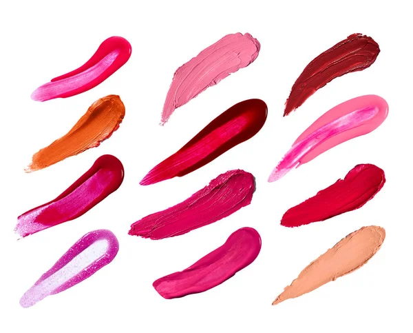 Lápiz labial esmalte de uñas belleza maquillaje cosméticos — Foto de Stock