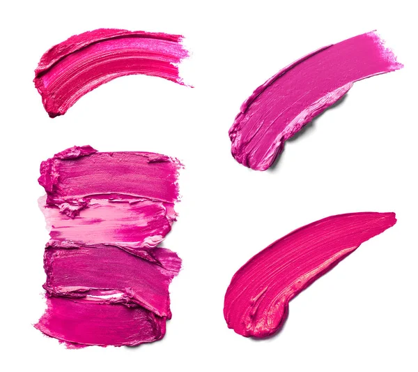 Lápiz labial pintura color maquillaje belleza muestra — Foto de Stock