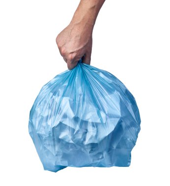 Plastik torba çöp atığı çevresel çöp kirliliği