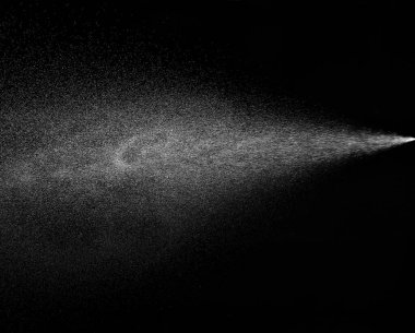 Sprey su damlası buhar havası