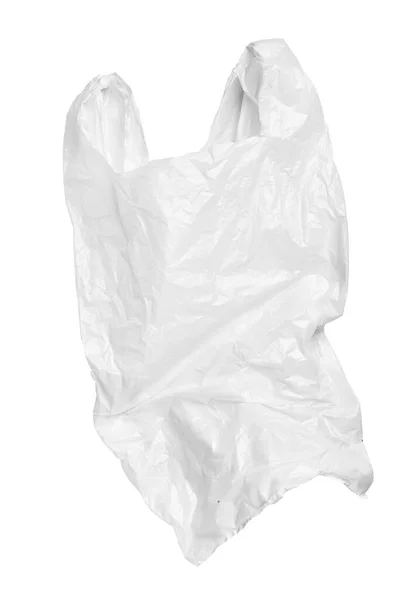 ビニール袋白いショッピングは公害環境を運ぶ — ストック写真