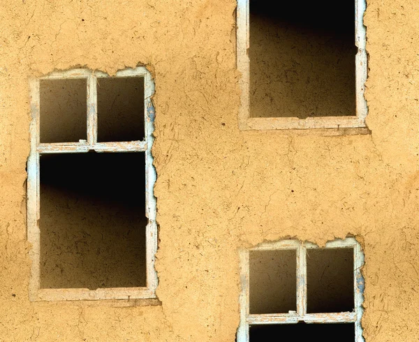 Paredes de textura sem costura abstratas com uma janela — Fotografia de Stock