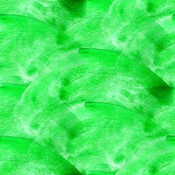 无缝纹理颜色绿色的水彩抽象 — 图库照片
