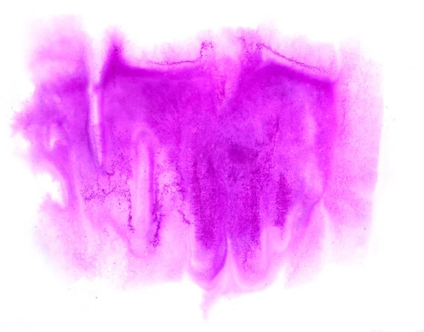 Macro plek paarse violet blotch textuur geïsoleerd op witte backgr — Stockfoto