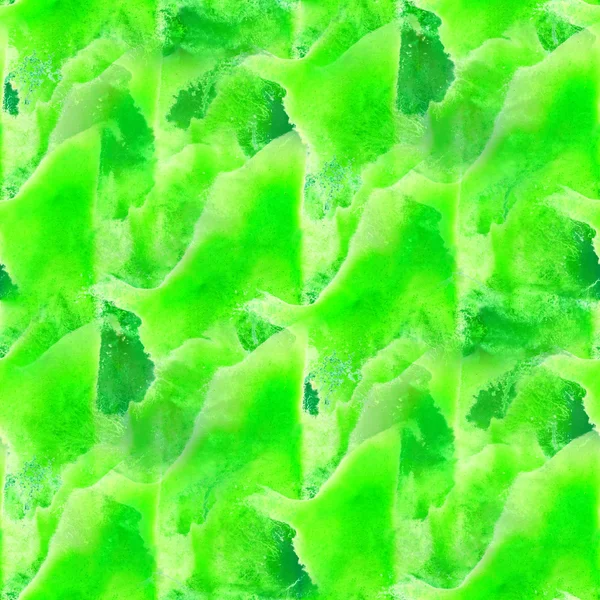 Абстрактний безшовний акварельний фон текстури зеленого кольору — стокове фото